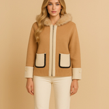 Casaca-Bolsillo 2 Colores - Beige