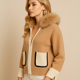 Casaca-Bolsillo 2 Colores - Beige