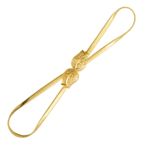 Correa Fina con Hebilla Tulipán - Dorado
