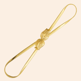 Correa Fina con Hebilla Tulipán - Dorado